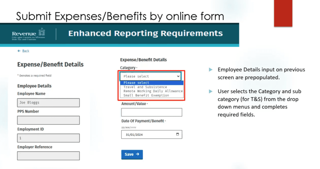 ERR three categories