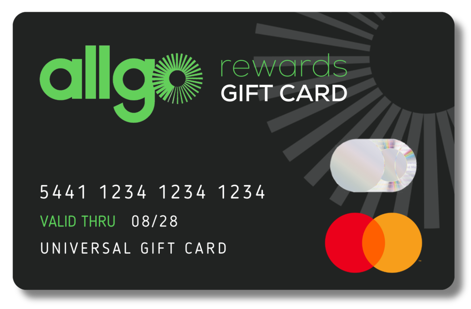 Order Physical Cards - AllGo Mastercard Gift Card