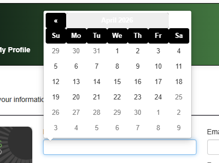 Birthdate calendar