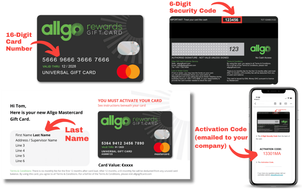 AllGo Mastercard - Activate Card