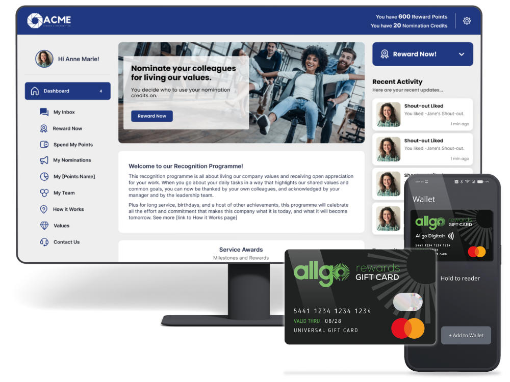 AllGo Mastercard + Amplify Recognition